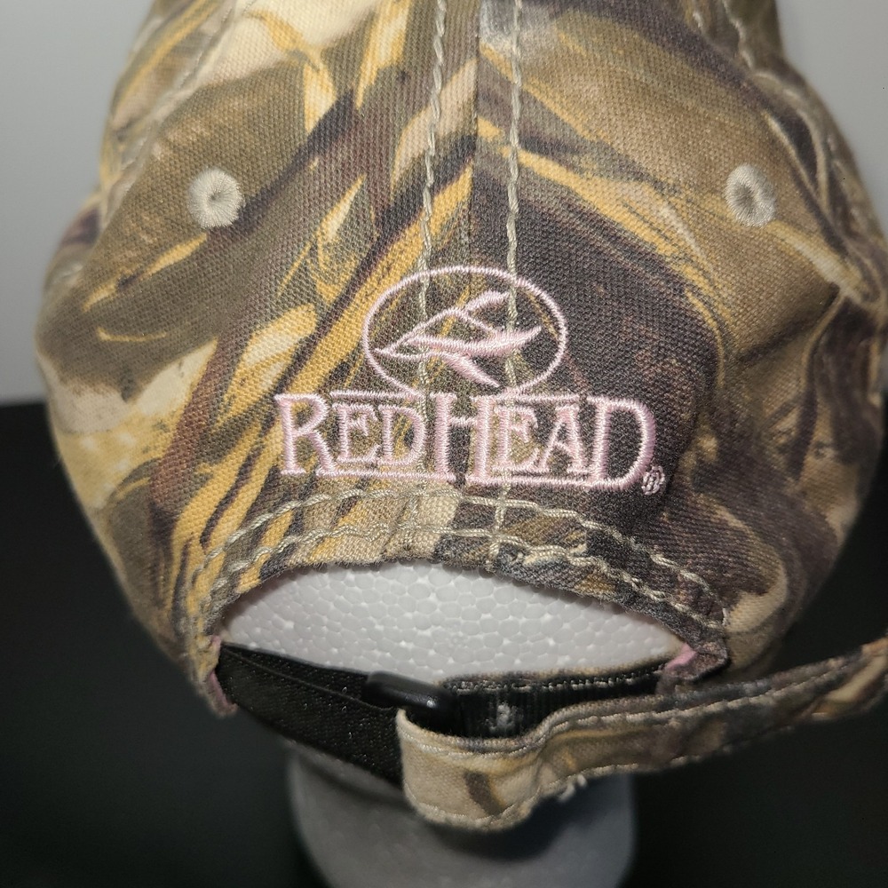 Red‎ Head For Her Camo Hat Camouflage Duck Hunting Fishing Camp Pink Embroidered - Picture 3 of 7